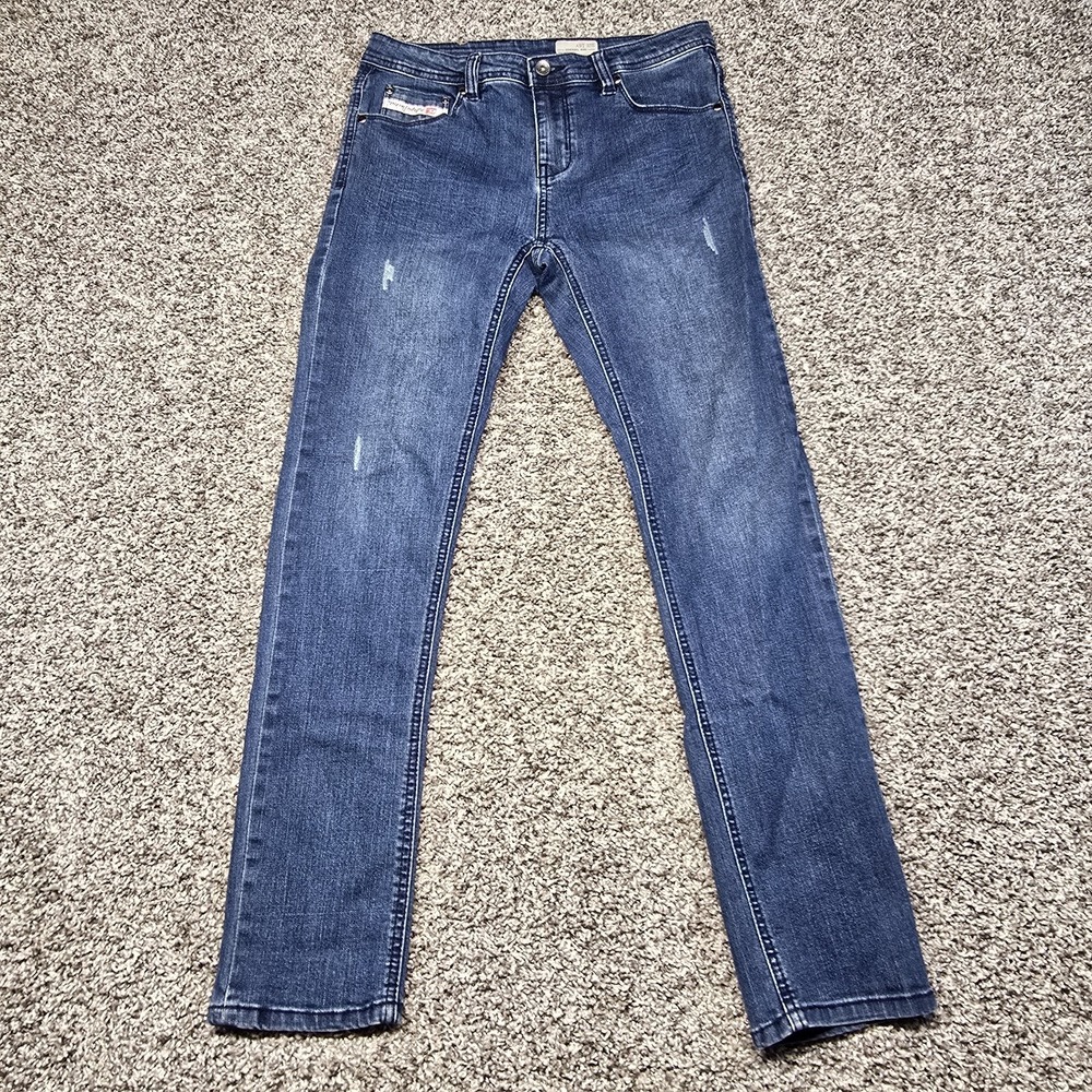 Diesel Kid Thanaz Jeans Boys 16Y Blue Denim Skinny J US 5 Pocket
